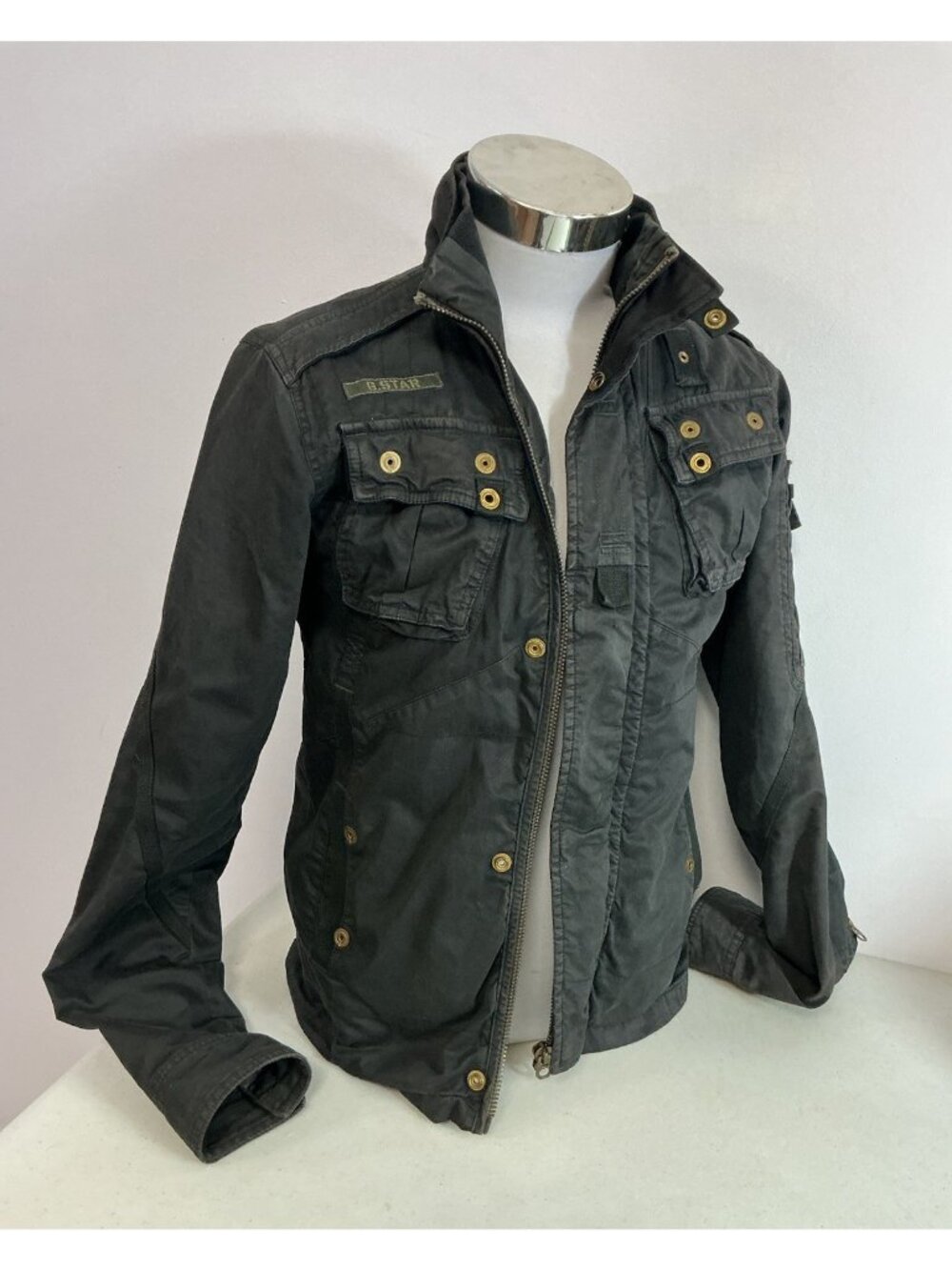 G-Star Pockets Jacket Utility Coat Mens Small